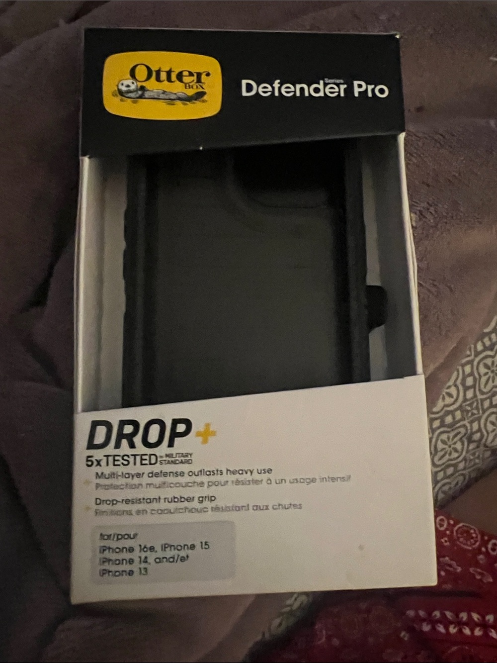 OtterBox Defender Pro Black Protective Case for iPhone